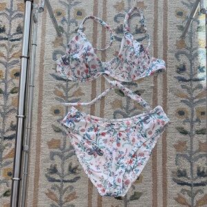 Apollo & Sage limited release Floral Elegance Bikini Set XS/Small